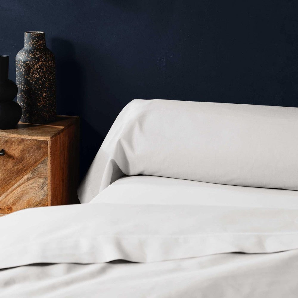 Promo Linge - Taie de Traversin 85x185 cm Lina – 100% Coton - Certifié Oeko-TEX