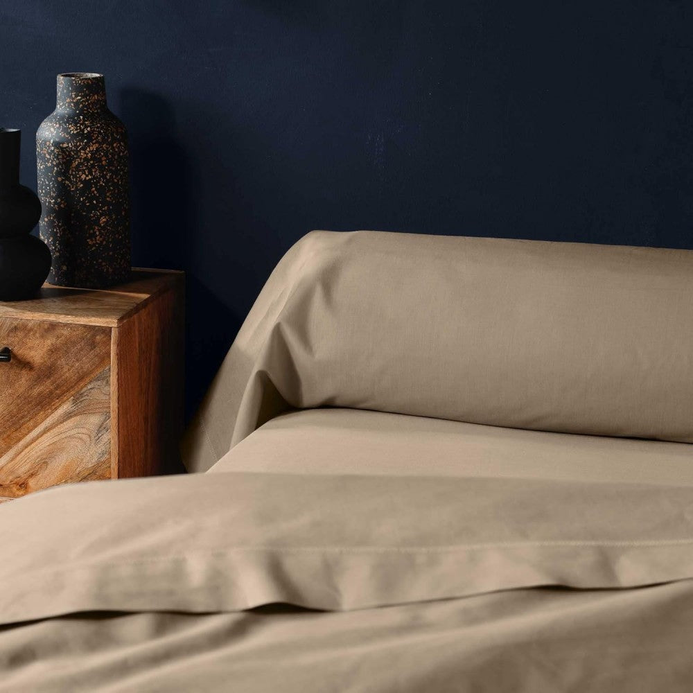 Promo Linge - Taie de Traversin 85x185 cm Lina – 100% Coton - Certifié Oeko-TEX