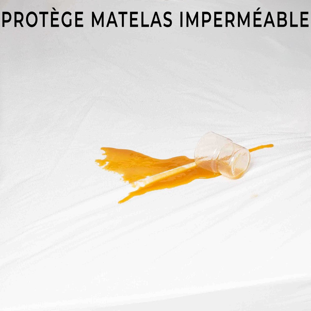 Protège matelas imperméable, anti-acariens - Couvre matelas - Bonnet 30 cm