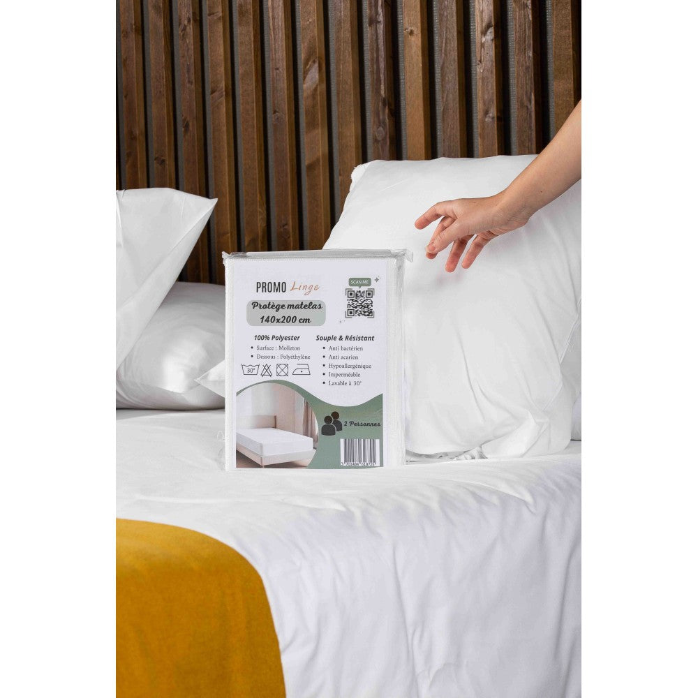 Protège matelas imperméable, anti-acariens - Couvre matelas - Bonnet 30 cm
