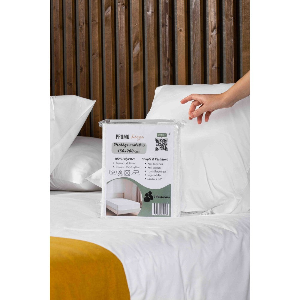 Protège matelas imperméable, anti-acariens - Couvre matelas - Bonnet 30 cm