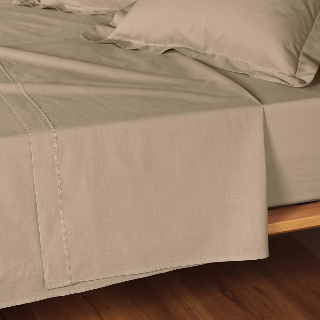 Promo Linge - Drap Plat Lina - 100% Coton - Certifié Oeko-TEX