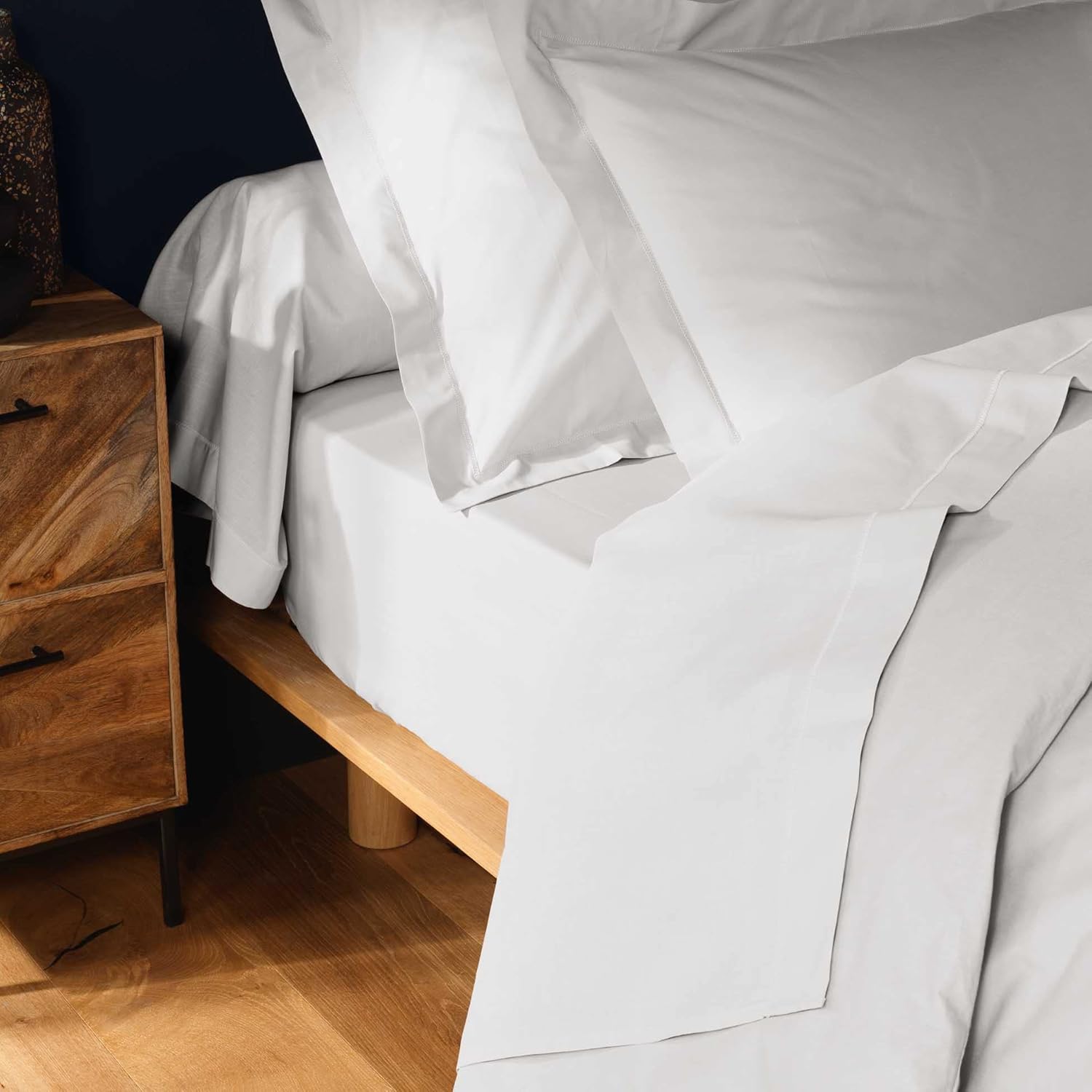 Promo Linge - Drap Plat Lina - 100% Coton - Certifié Oeko-TEX