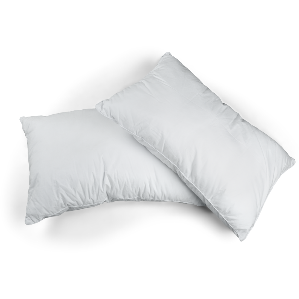 Lot de 2 Oreillers Microfibres Moelleux Réglable en Hauteur, Ajustables avec Rembourrage Inclus