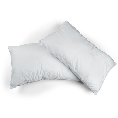 Lot de 2 Oreillers Microfibres Moelleux Réglable en Hauteur, Ajustables avec Rembourrage Inclus