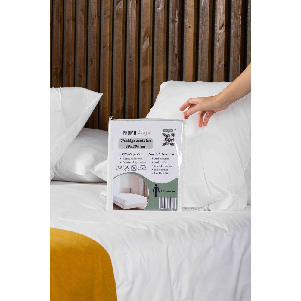 Protège matelas imperméable, anti-acariens - Couvre matelas - Bonnet 30 cm